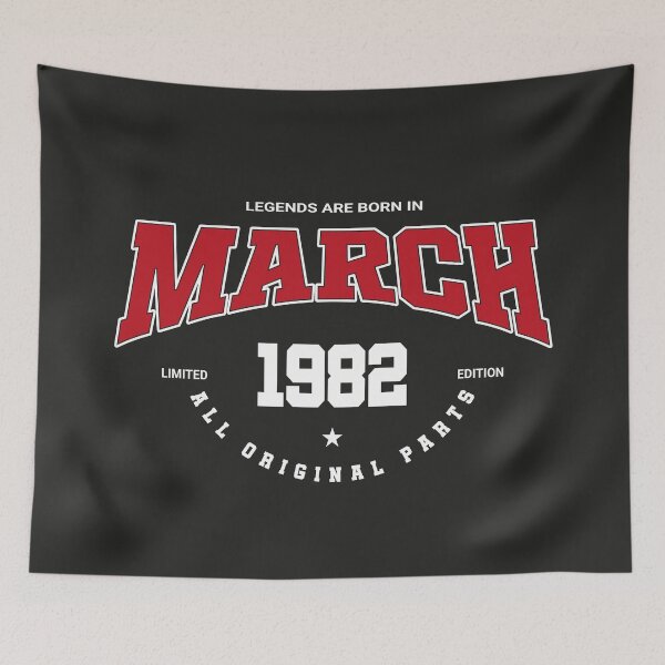 Item preview, March legends 1982 designed and sold by HB Shirts.
