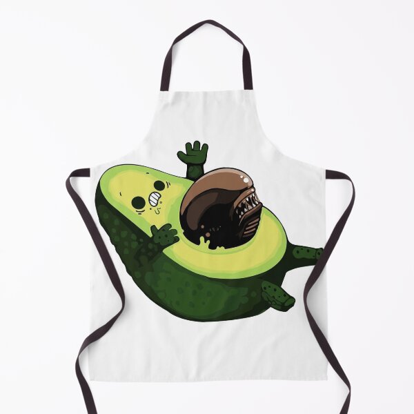 Item preview, Funny Alien Avocado Illustration designed and sold by GeekStorie.