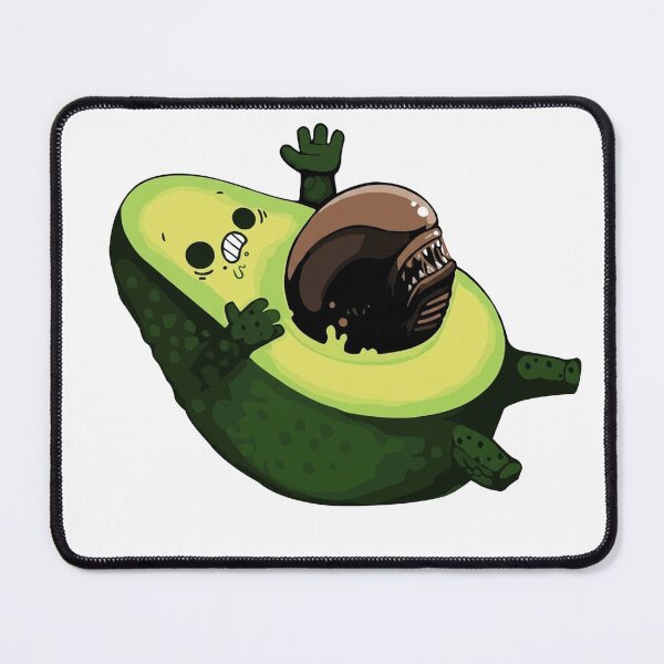 Item preview, Funny Alien Avocado Illustration designed and sold by GeekStorie.