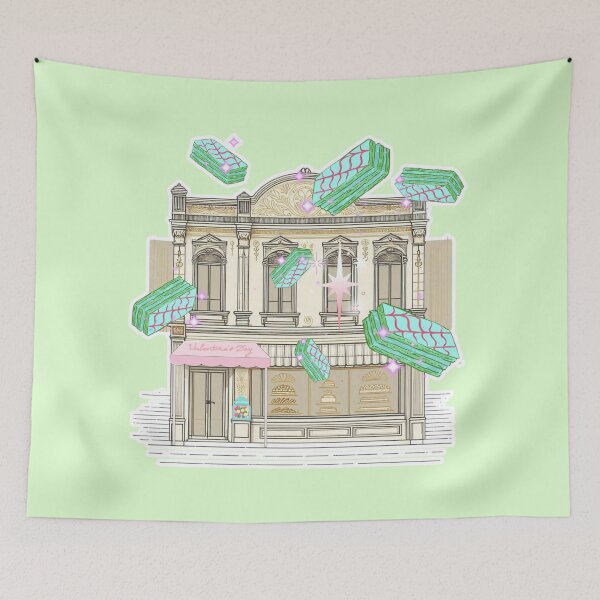 Item preview, Magical Bakery Illustration – Dreamy Cake Shop with Floating Desserts designed and sold by Sugar Wisdom .