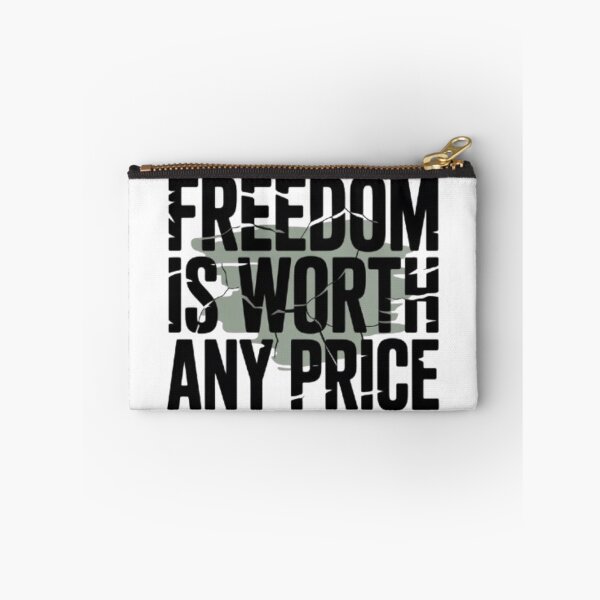 Item preview, Freedom Is Worth Any Price – Anime Inspired Typography Design designed and sold by Marouf-Store.