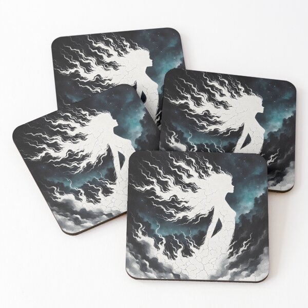 Item preview, Fuego blanco agrietado, arte generado por IA designed and sold by ACC .