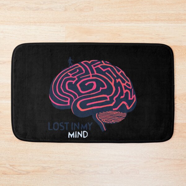 Item preview, Lost In My Mind – Mental Maze Illustration designed and sold by Katzpy.