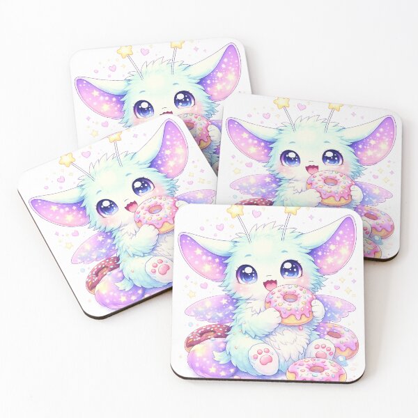 Item preview, Donut Lunari – Cute Pastel Fantasy Creature with Sweet Donuts designed and sold by LunariWorld.