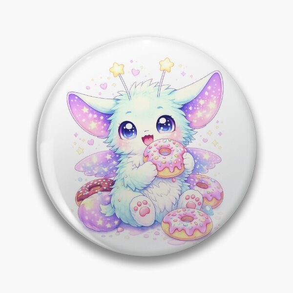 Item preview, Donut Lunari – Cute Pastel Fantasy Creature with Sweet Donuts designed and sold by LunariWorld.