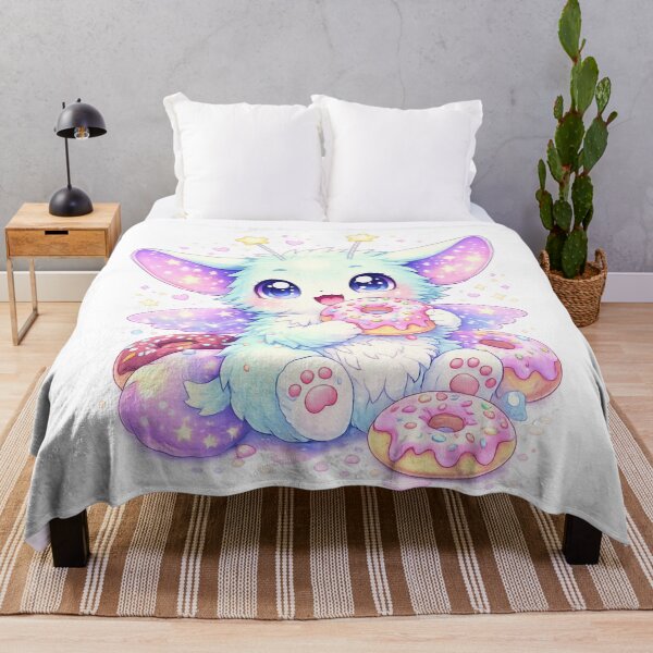 Item preview, Donut Lunari – Cute Pastel Fantasy Creature with Sweet Donuts designed and sold by LunariWorld.
