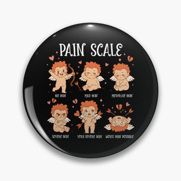 Item preview, Cupid Pain Scale Relationship Levels designed and sold by nryum.