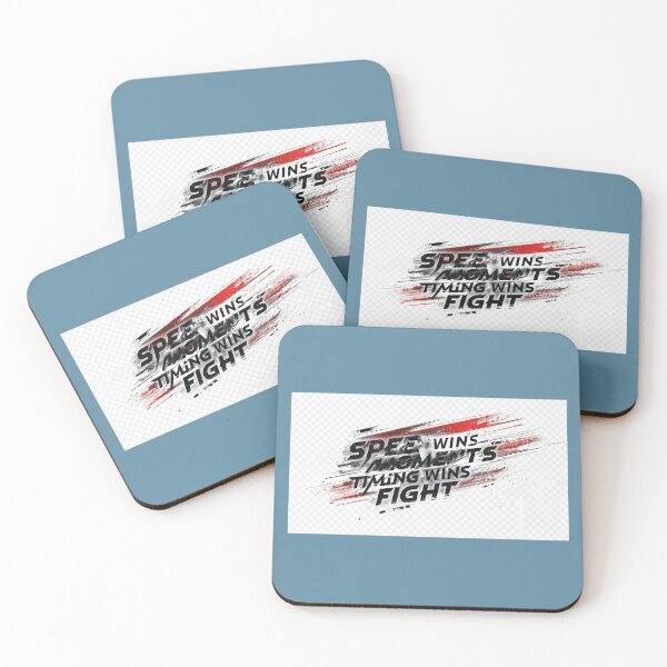 Item preview, "Timing Beats Speed – Fight Motivation Design" designed and sold by KalaPXL.