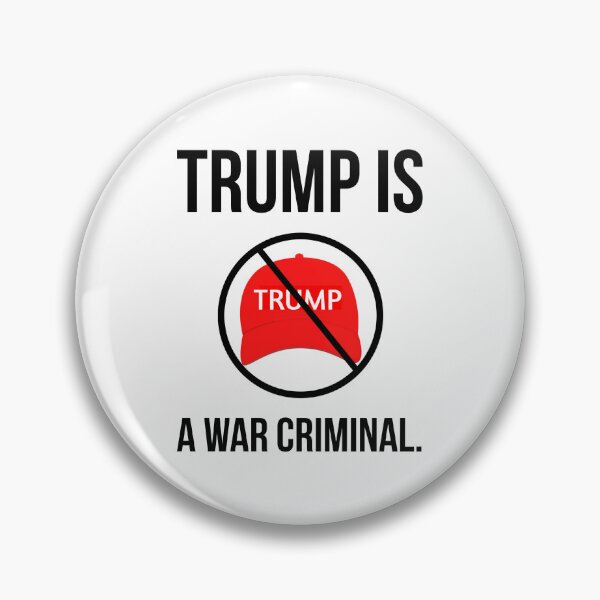 Item preview, Trump is a war criminal.  designed and sold by Rachel the Artist .