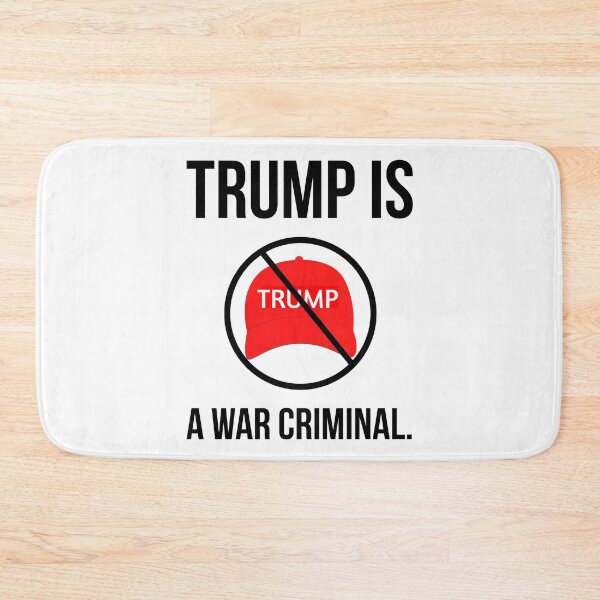 Item preview, Trump is a war criminal.  designed and sold by Rachel the Artist .
