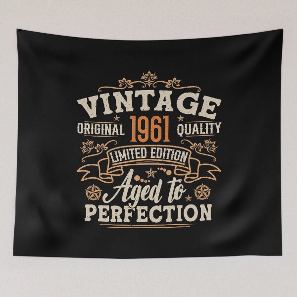 Item preview, 65th Birthday Vintage 1961 Awesome 65 Years For Men designed and sold by eclecTEEq.