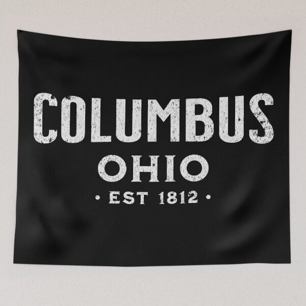 Item preview, Columbus Ohio Established 1812 Minimal Typography designed and sold by American Travels.