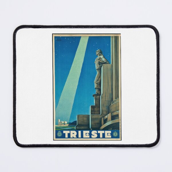 Item preview, Vintage Trieste Travel Poster Art 1938 designed and sold by CharlieDesings.