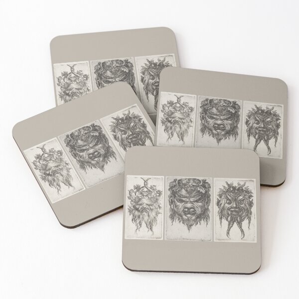 Item preview, 17th Century Italian Mask Prints designed and sold by JournalOfTales.