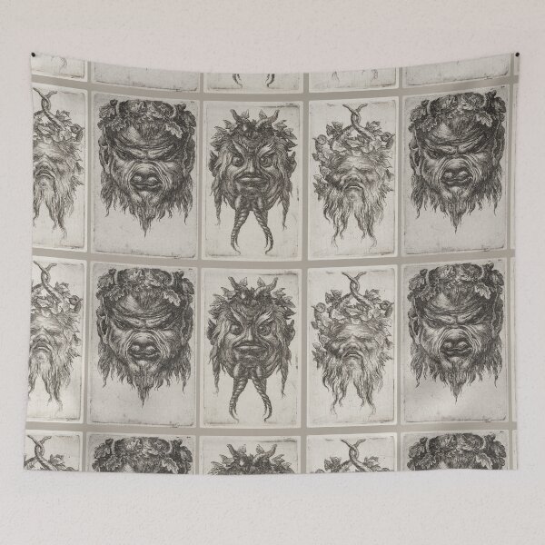 Item preview, 17th Century Italian Mask Prints designed and sold by JournalOfTales.