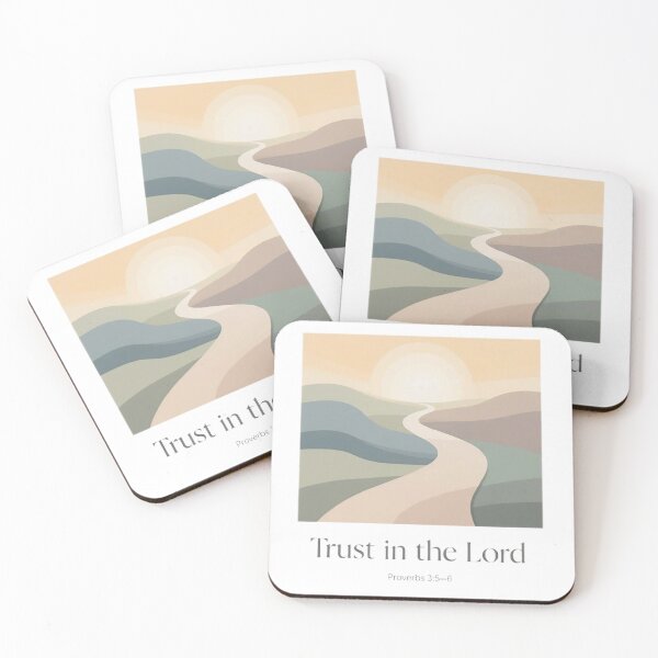 Item preview, Trust in the Lord Christian Path Design, Proverbs 3:5–6  designed and sold by MyTshirtArt.