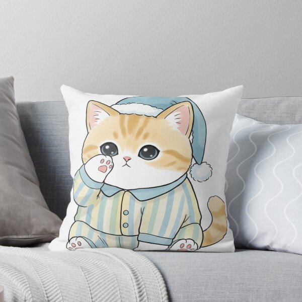 Item preview, Chubby Sleepy Mofusand Kitty designed and sold by heypattistudio.