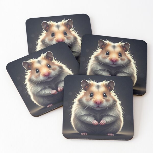 Item preview, Tiny Paws, Big Attitude – Cute Hamster Art designed and sold by PawPrintedArt.