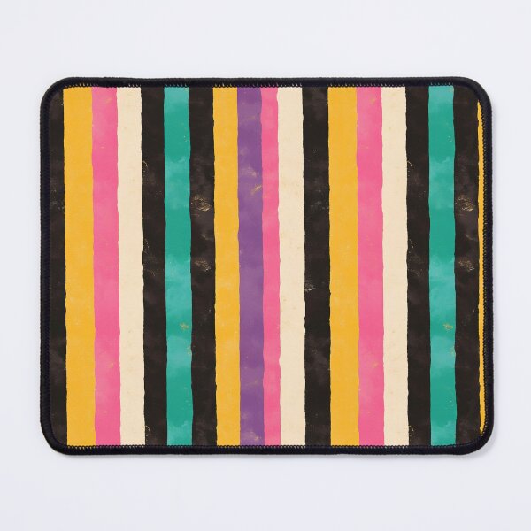 Item preview, Retro Multicolor Vertical Stripes Pattern designed and sold by bubblegoth.