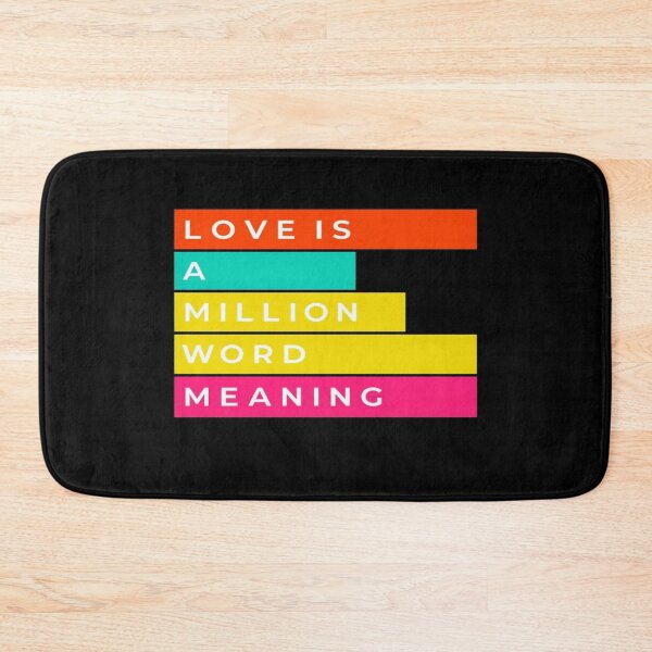 Item preview, Bold Love Quote Typography – Vibrant Retro Design for Posters, Apparel & Emotional Wall Art designed and sold by Bright Nest Studio.