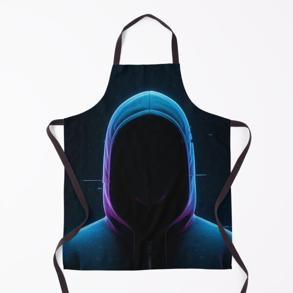 Item preview, Faceless Hacker – Anonymous Neon Cyberpunk Art designed and sold by Articooler.