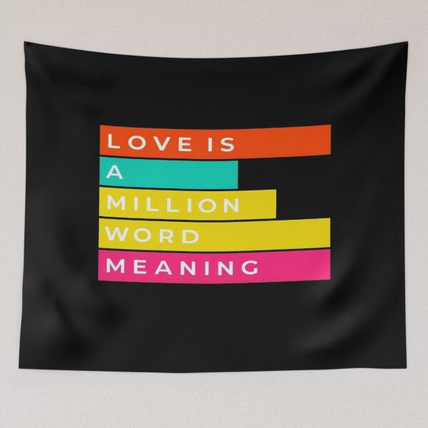 Item preview, Bold Love Quote Typography – Vibrant Retro Design for Posters, Apparel & Emotional Wall Art designed and sold by Bright Nest Studio.
