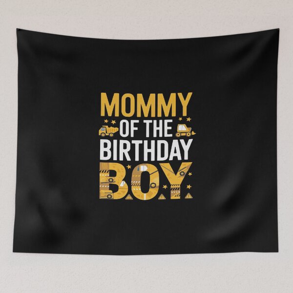 Item preview, Mommy of the Birthday Boy Excavator Construction Truck1  designed and sold by DigitaldeligArt.