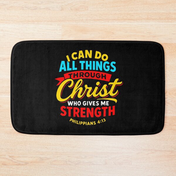 Item preview, Philippians 4:13 I can do all things through Christ who gives me strength designed and sold by plushism.