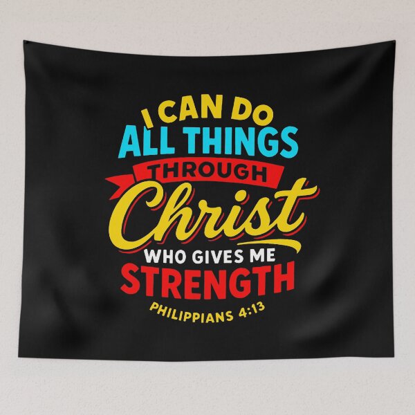 Item preview, Philippians 4:13 I can do all things through Christ who gives me strength designed and sold by plushism.