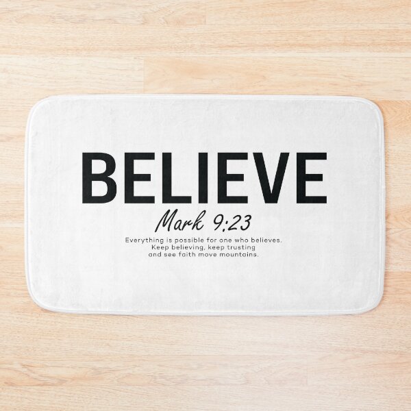 Item preview, Believe Bible Verse – Mark 9:23 designed and sold by GamerGearTees.