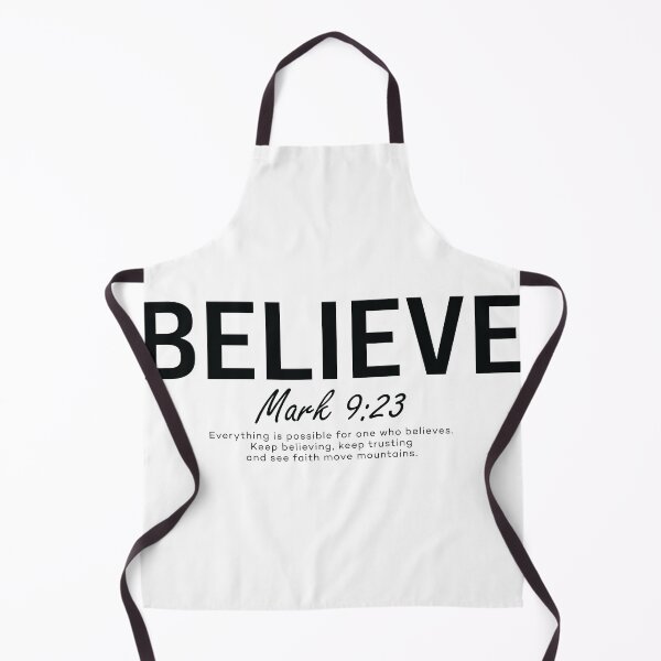 Item preview, Believe Bible Verse – Mark 9:23 designed and sold by GamerGearTees.