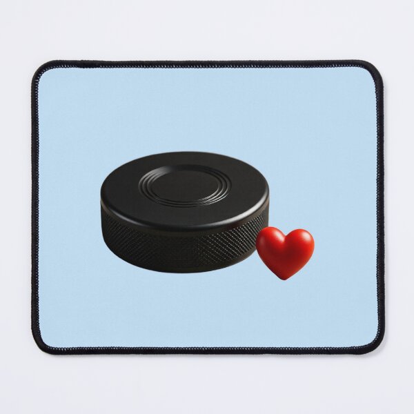 Item preview, Hockey Puck & Heart – Flirty Funny Design designed and sold by PinkiArt.