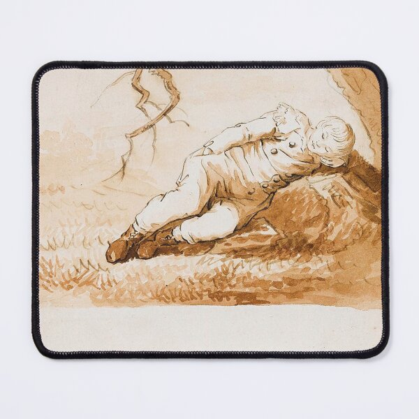 Item preview, Boy Sleeping – Caspar David Friedrich | Romantic Study of Innocence and Stillness designed and sold by Art Outlaws.