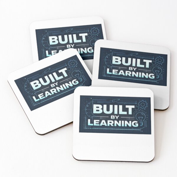 Item preview, Built by Learning – Education and Growth Mindset Design designed and sold by Amr Darwish Graphic designer.