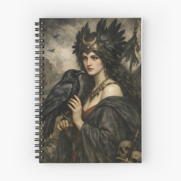 Item preview, Goddess Morrigan with Raven. designed and sold by SoniaSarkali.