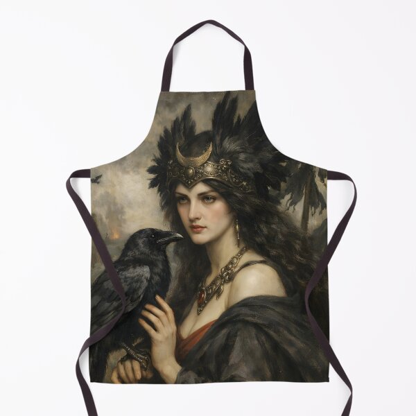 Item preview, Goddess Morrigan with Raven. designed and sold by SoniaSarkali.
