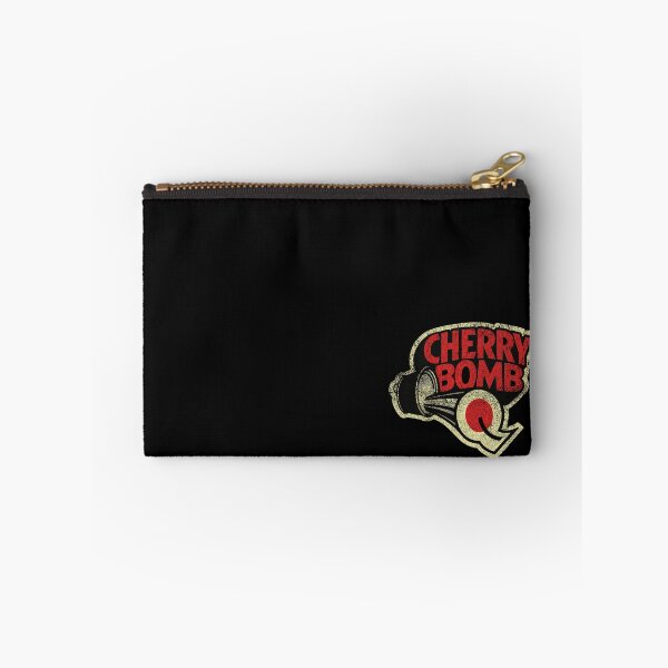 Item preview, Vintage 1970s Cherry Bomb performance exhausts - aged, worn print designed and sold by retropetrol.