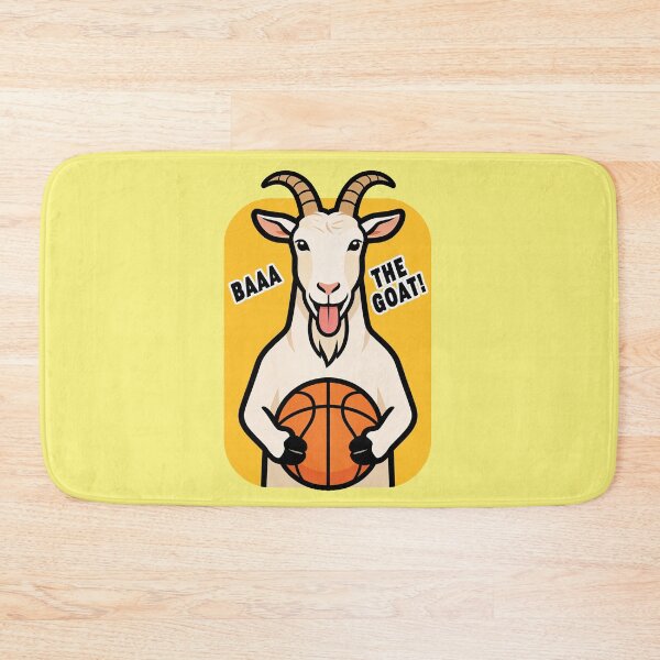 Item preview, Cartoon Goat Basketball Player Illustration designed and sold by mystiquelicorne.
