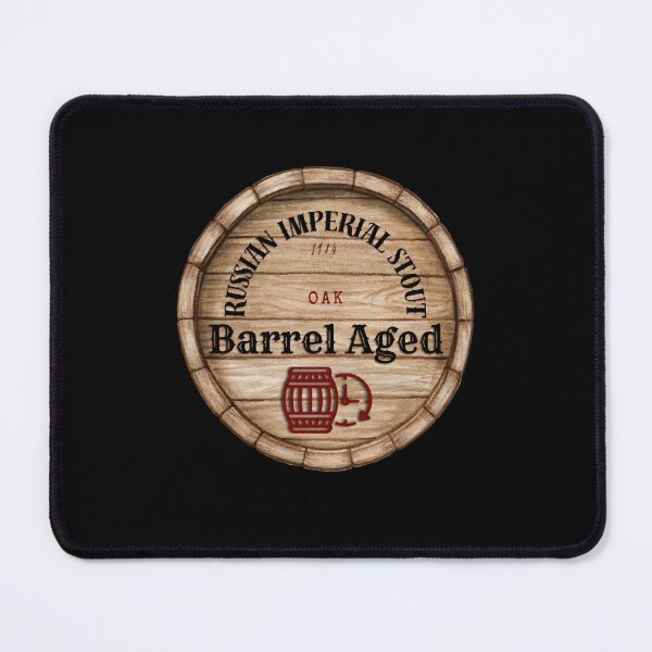 Item preview, Russian Imperial Stout Barrel Aged – Oak Aged Craft Beer Design - BA designed and sold by Hop in the Veins.