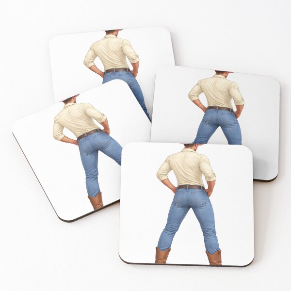 Item preview, Cowboy Energy – Pink Hat Back View Cowboy designed and sold by MPForet.