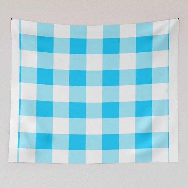 Item preview, Pastel Blue Gingham Pattern | Soft Aesthetic Phone Case & Stickers designed and sold by Basma Store.