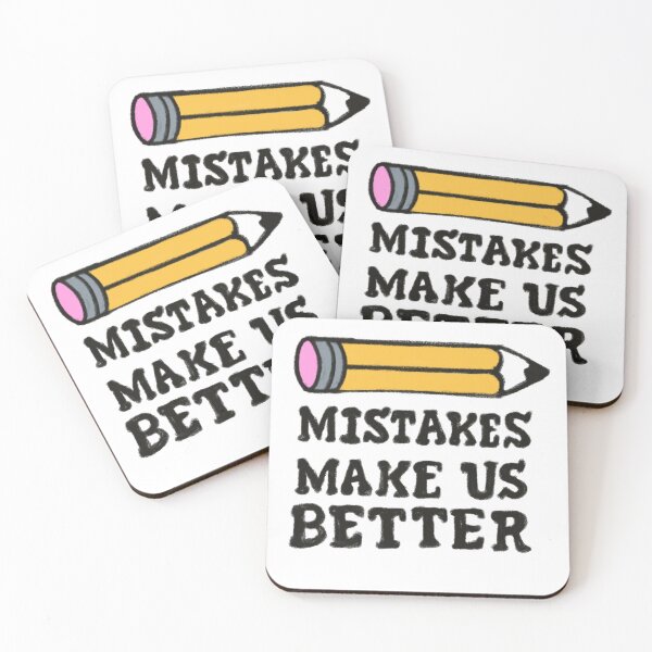 Item preview, Mistakes Make Us Better designed and sold by CURIO STUDIO.