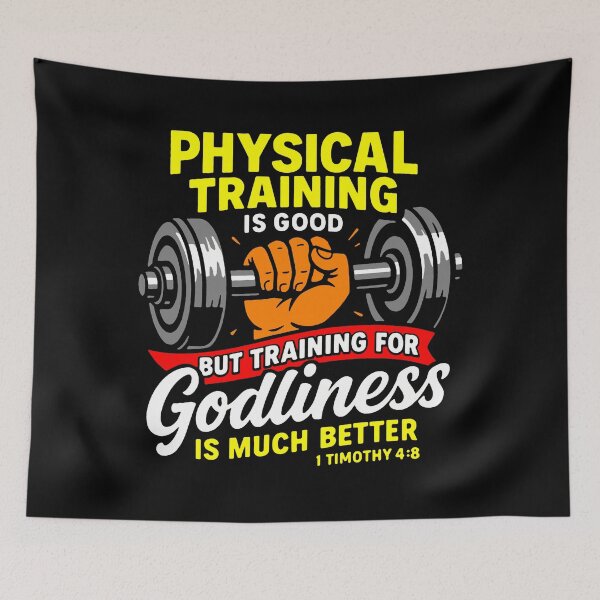 Item preview, 1 Timothy 4:8 Training For Godliness Is Much Better designed and sold by plushism.