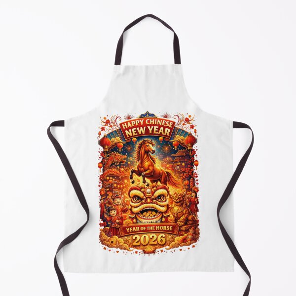 Item preview, Happy Chinese New year of the Horse 2026 designed and sold by PluffyPanda.