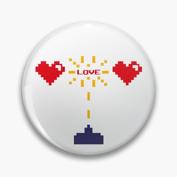 Item preview, Pixel Art Space Invaders: Broken Heart Edition - Juego de amor arcade retro designed and sold by Vector Woofs.