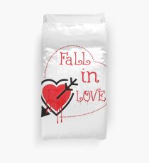 fall in love Duvet Cover