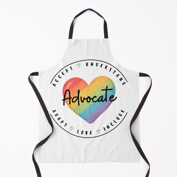 Item preview, Advocate Rainbow Heart Neurodiversity Awareness and Pride Design designed and sold by CindyRandomVibes.