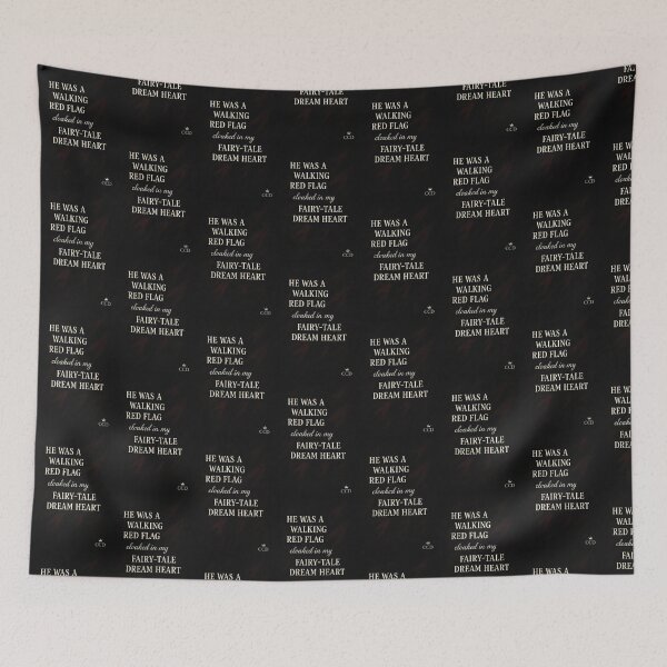 Item preview, walking red flags fairy tale designed and sold by ocd_Jessica.