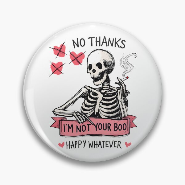 Item preview, Gritty Anti Valentine Skeleton  designed and sold by SkullTroops.