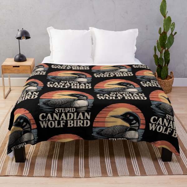 Item preview, Stupid Canadian Wolf Bird Funny Loon Humor designed and sold by BLZART.